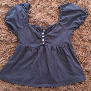 3/ $20 Med American eagle babydoll top